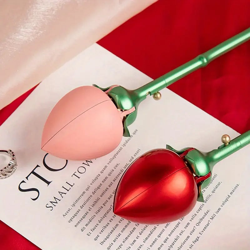 Anillo promesa y rosa eterna