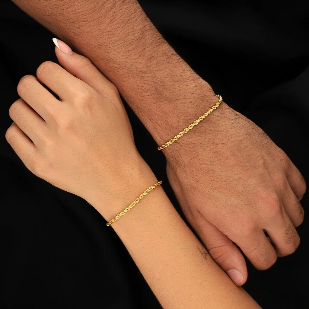Pulsera Cuerda 18k