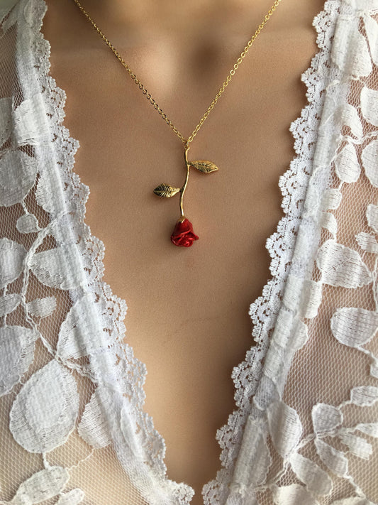 ROSA ETERNA CON COLLAR SORPRESA🌹✨