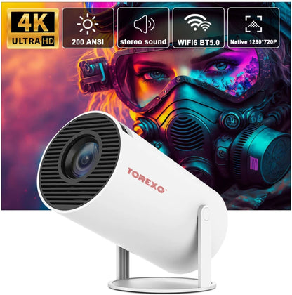 Proyector HY300 Smart 4K Bluetooth Android11 Wifi 5G