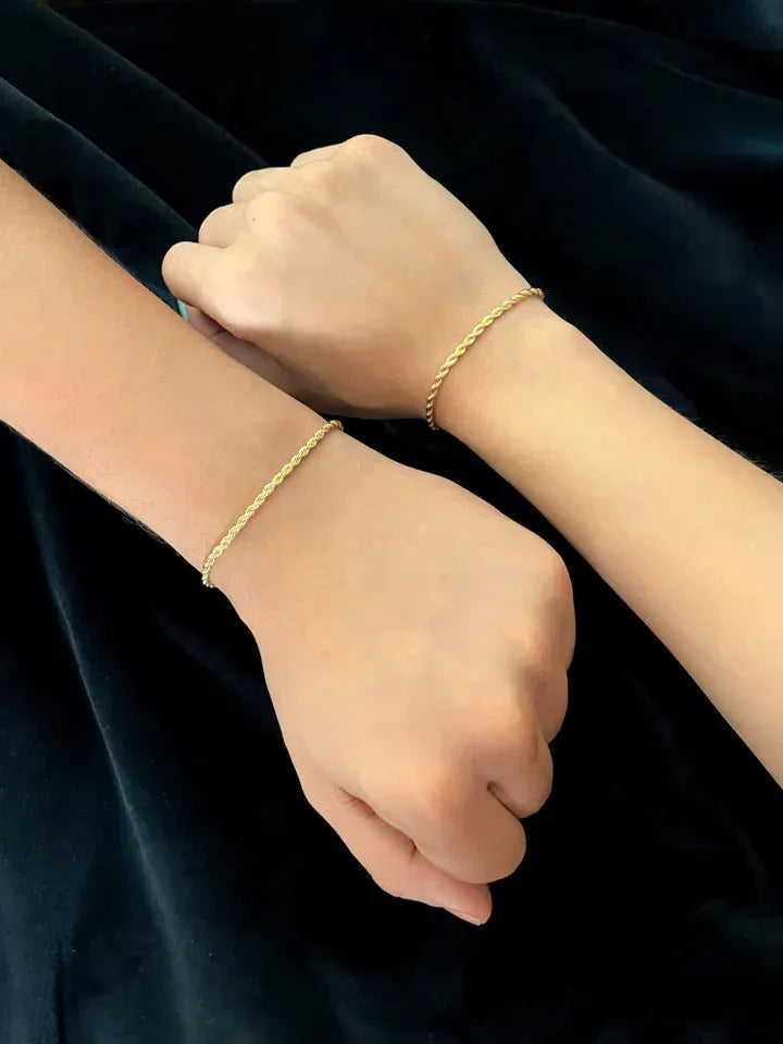 Pulsera Cuerda 18k